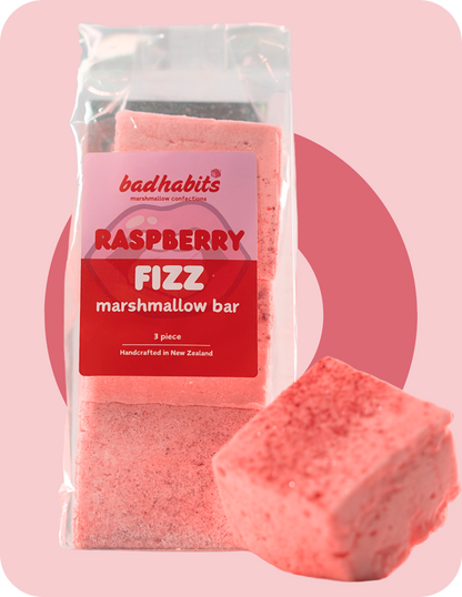 Raspberry Fizz Marshmallows